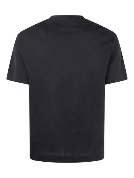 Μπλούζα Emporio Armani με στρογγυλή λαιμόκοψη μαύρο