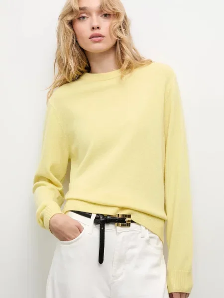 Answear.LAB pulover de lana light galben