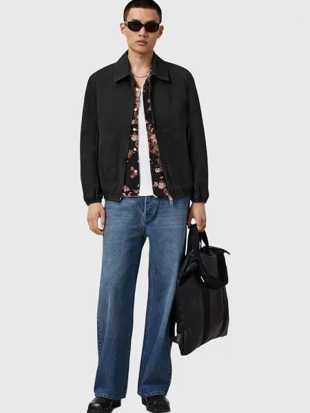 Демисезонная куртка Allsaints черная
