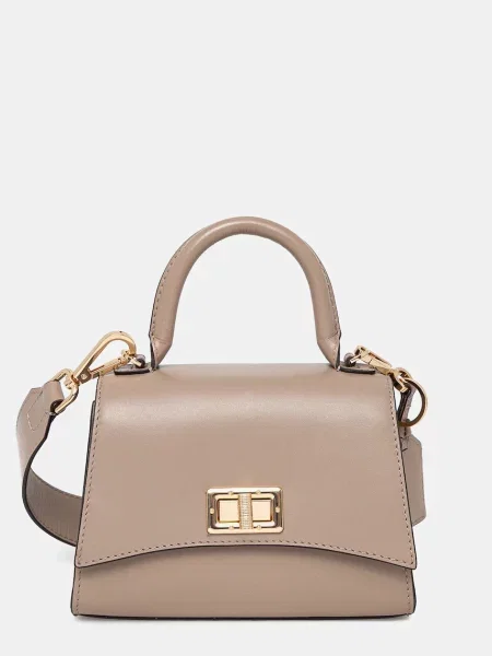 Usnjena torbica Geox CICLAMINIA rjava