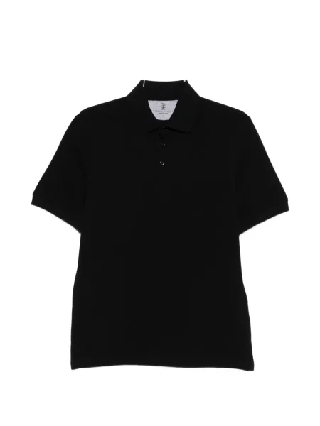 Tricou polo Brunello Cucinelli negru