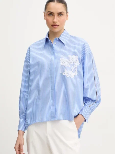 Ermanno Firenze koszula niebieska