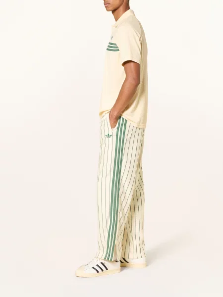 Adidas Originals Tepláky Firebird S Pruhy Z Galonu / zelená béžová