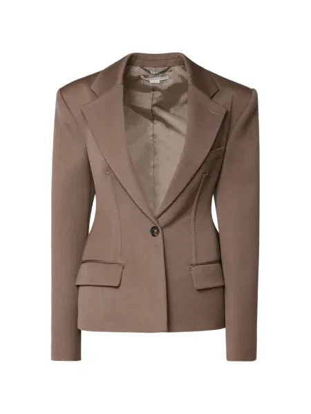 Sacou Stella Mccartney cu rever maro