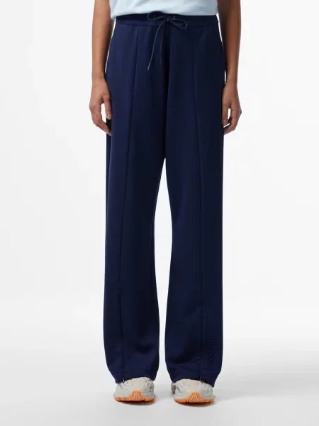Спортивные штаны Lacoste из модала синие
