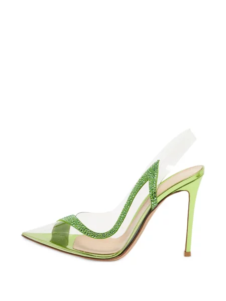Pantofi cu toc Gianvito Rossi verde