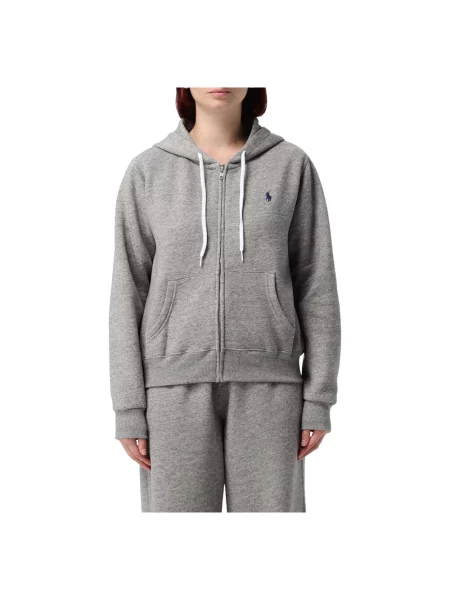 Bluza z kapturem Polo Ralph Lauren szara