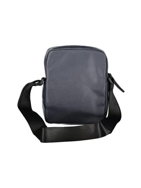 Lniana torba crossbody Tommy Hilfiger w miejskim stylu niebieska