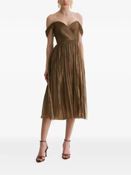 Rochie midi Framboise maro