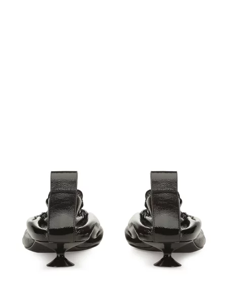 Kožené lodičky Sergio Rossi černé