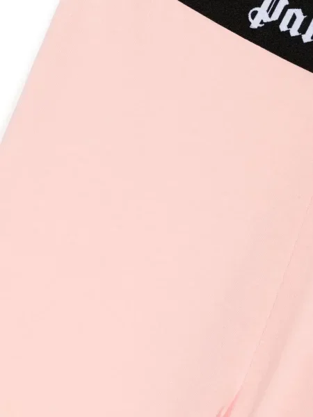 Legginsy dziecięce Palm Angels różowe