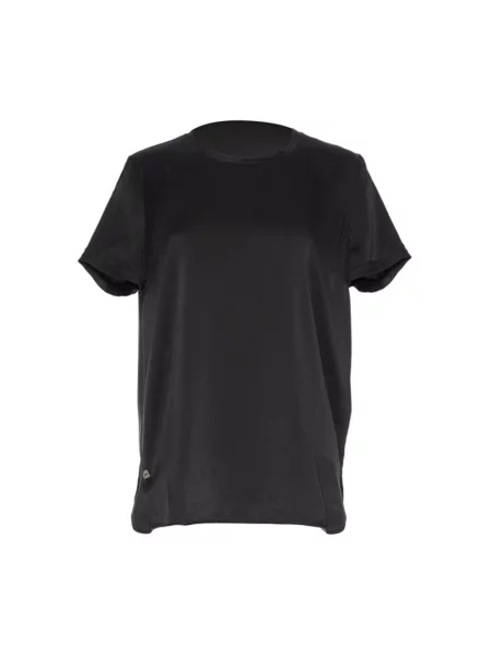 Koszulka Manila Grace z okrągłym dekoltem czarna