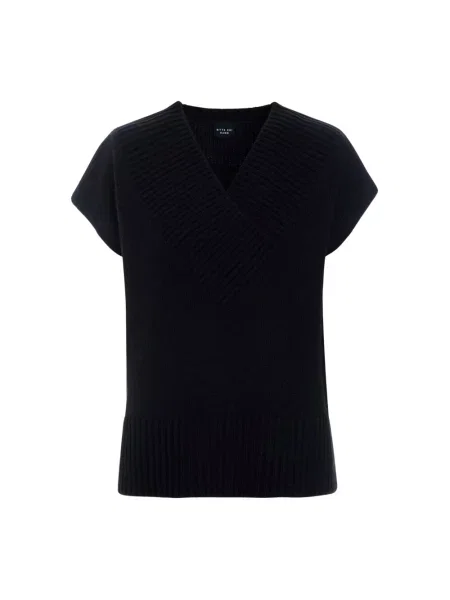 Dzianinowy sweter Bitte Kai Rand czarny