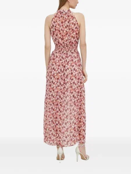 Rochie maxi Morgan cu imagine cu imprimeu abstract roșu