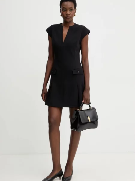 Сукня Guess JOANDRA mini розкльошена чорний