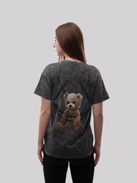 Футболка LUMO темно-сірий віскоза/поліестер сіра