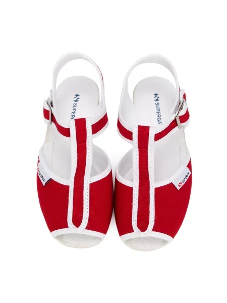 Gyerek szandál Superga piros