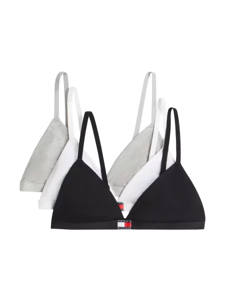 Tommy Hilfiger Underwear Sutien gri amestecat / negru alb