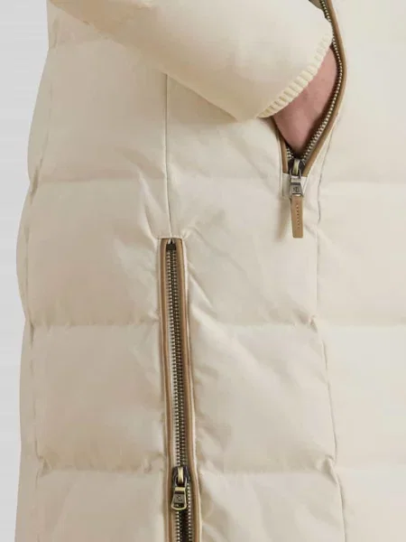 Kurtka puchowa Lauren Ralph Lauren ze sztucznego futra