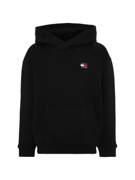 Bluza z kapturem dziecięca Tommy Hilfiger czarna