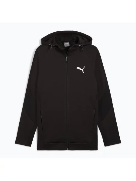 Mikina PUMA Evostripe Hoodie FZ DK puma black černá