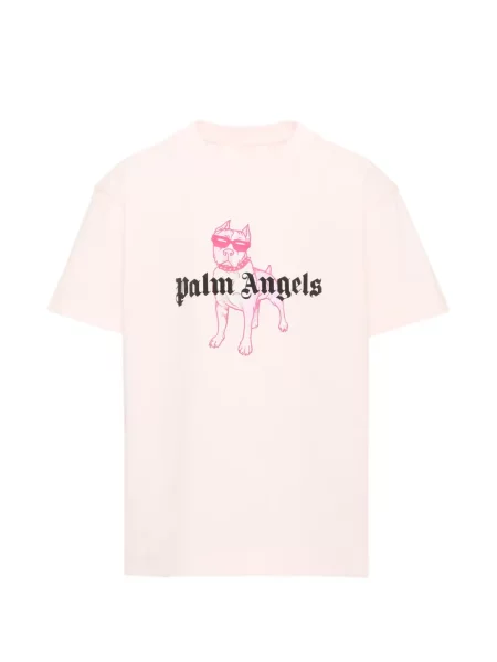 Koszulka dziecięca Palm Angels różowa