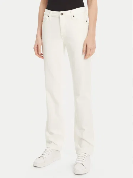 Jeans hlače Guess Jeans bela
