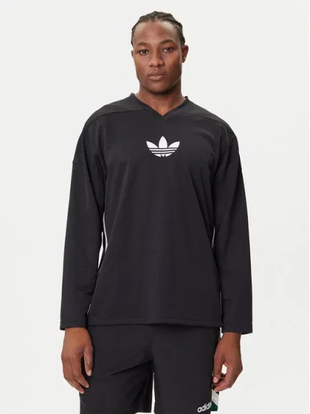Adidas Marškinėliai ilgomis rankovėmis adicolor Mesh juoda