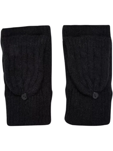 Rukavice Urban Classics Accessoires s otevřenou špičkou černé