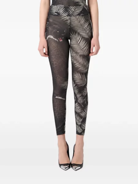 Leggings Philipp Plein din tul negru