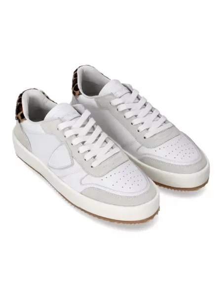 Sneakersy Philippe Model eleganckie do tenisa z autografem białe