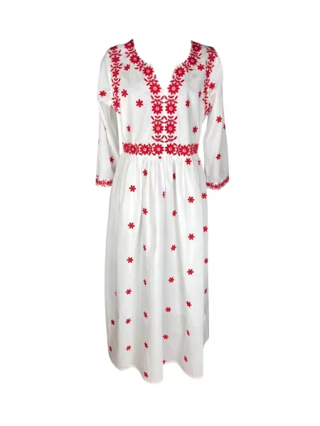 Rody’s forever Rochie Damenkleid weiß/rot L' alb