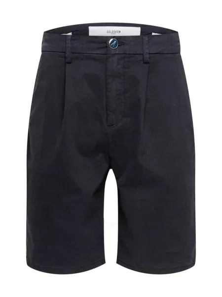 Goldgarn Plisované nohavice tmavomodrá