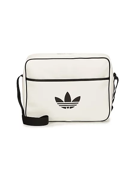 ADIDAS ORIGINALS Torba za čez ramo Airliner črna bela