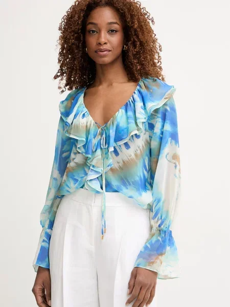 Marciano by Guess bluza z volančki ADELA modra