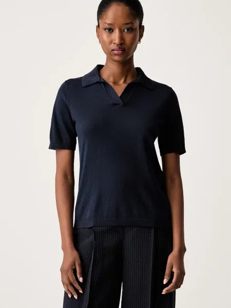 Tricou polo Weekend Maxmara de mătase