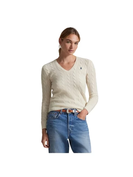 Polo Ralph Lauren Sweter Écru beżowy