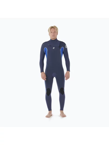 Costum de înot pentru bărbați Rip Curl Dawn Patrol Chest Zip electric cobalt