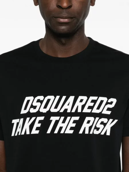 Tricou Dsquared2 cu imagine negru