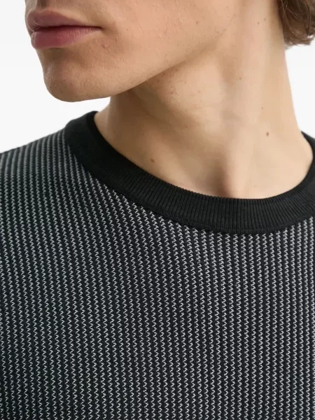 Pulover Rag & Bone cu decolteu în U negru