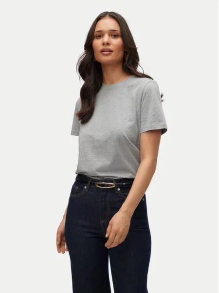 Vero Moda Marškinėliai Paulina pilka