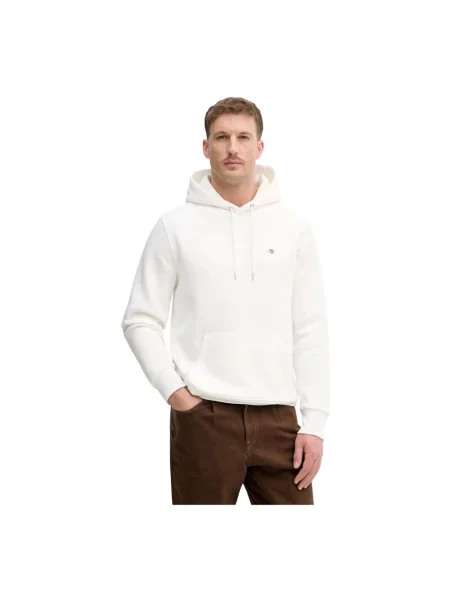 Bluza z kapturem Gant z kapturem biała