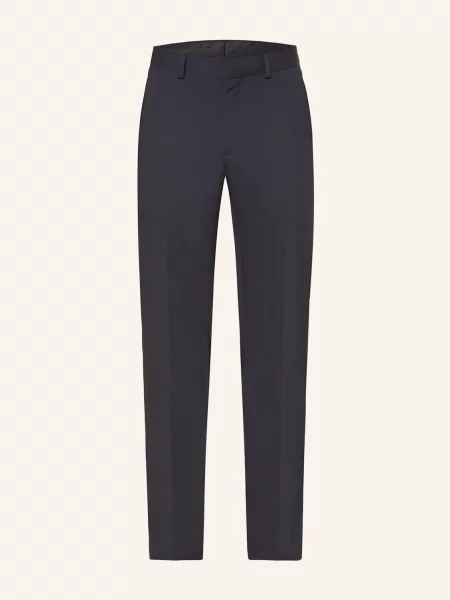 Sandro Spodnie Regular Fit blau granatowe