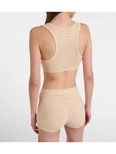 Sutien Jean Paul Gaultier tricotate bej