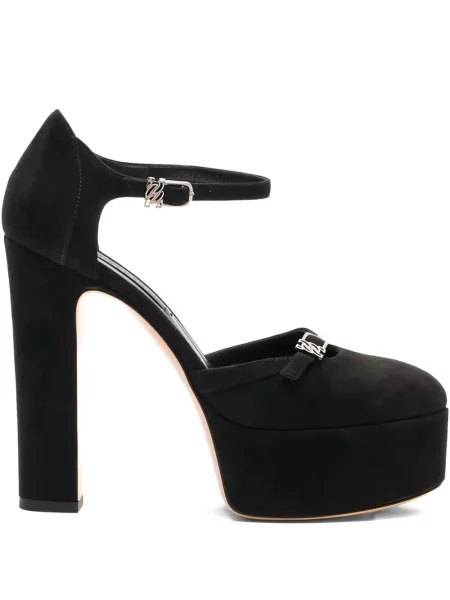 Pantofi cu toc Casadei cu platformă negru