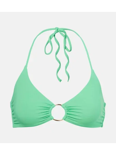 Bikini Melissa Odabash cu gât halter verde