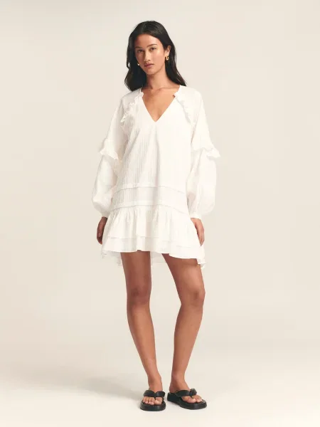 St MRLO Rochie Giselle' alb