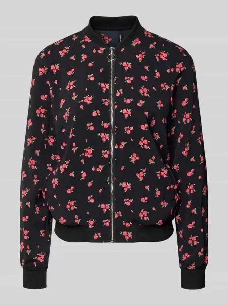 Kurtka Vero Moda z nadrukiem czarna