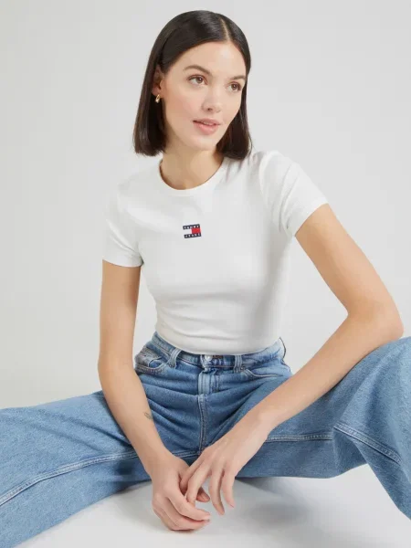 Tommy Jeans Kratka majica bela