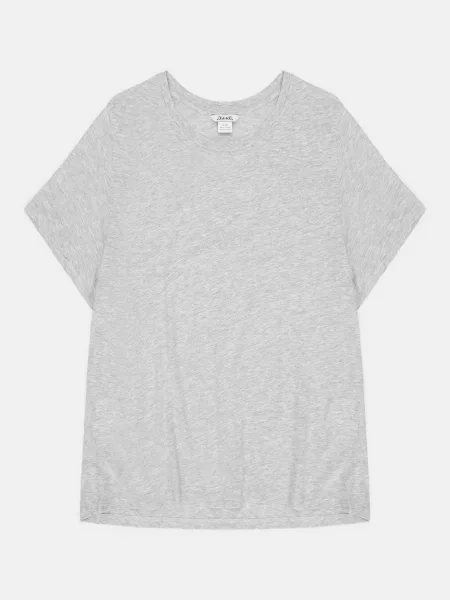 Футболка Monki світло-сірий/меланж сіра